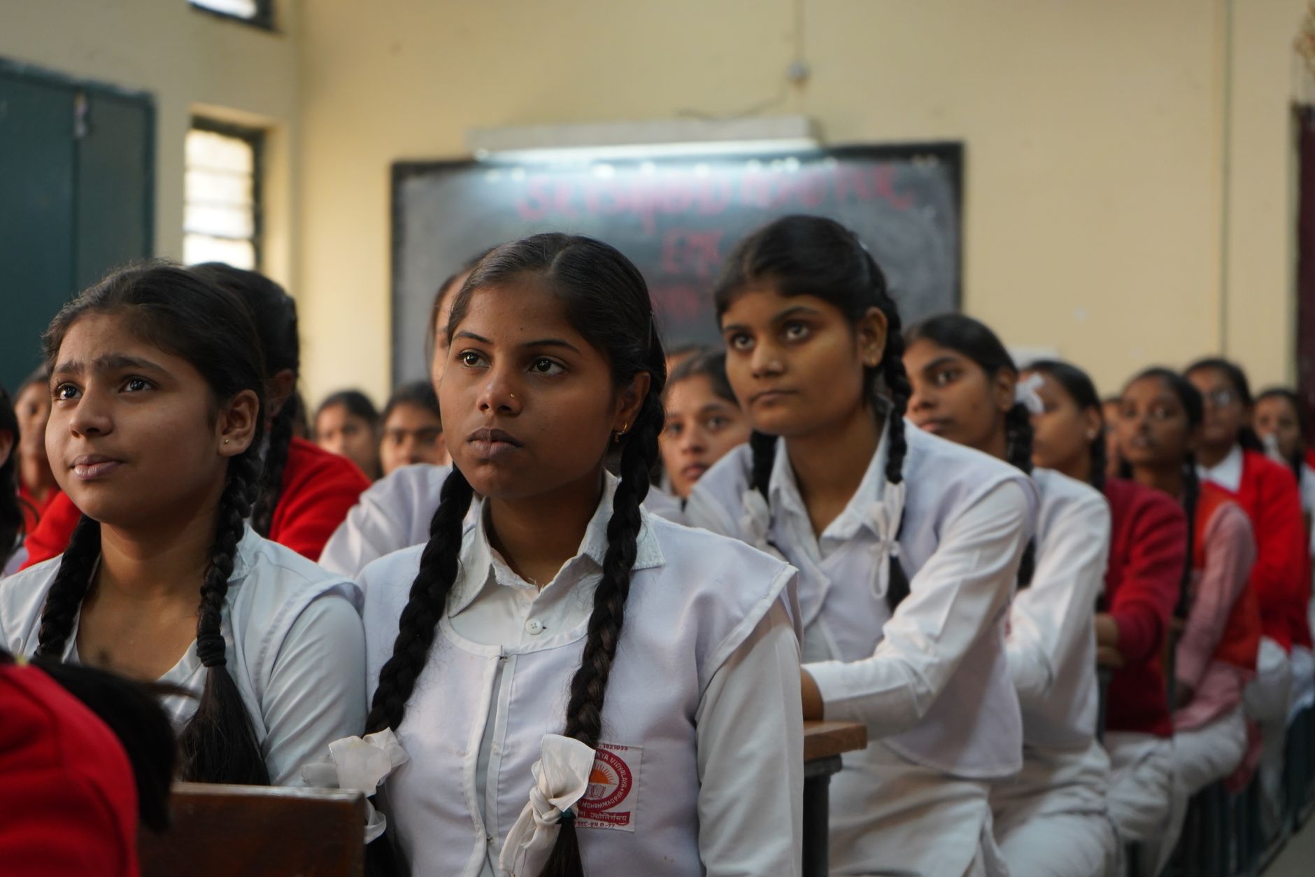 Students on the Sunrise International School campus